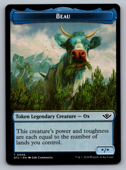Beau Token NONFOIL - Outlaws of Thunder - MTG - Image 1