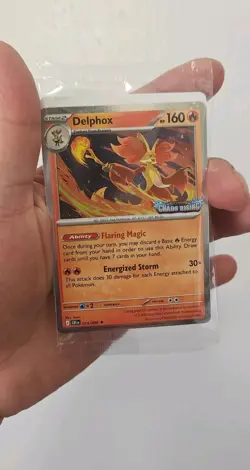 Pokemon TCG: Chaos Rising Delphox 013/086 Stamped Promo SEALED - Image 3