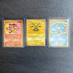 RARE Articuno Zapdos Moltres 098 099 100 Beat Of The Frontier Pokemon Set - Image 1