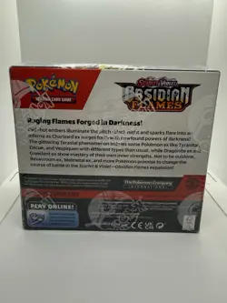 Pokemon TCG Scarlet & Violet Obsidian Flames Booster Box Factory Sealed SV03 - Image 2