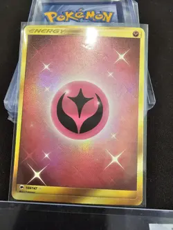 Pokemon Fairy Energy Basic Energy Secret Rare Holo 169/147 2017 TCG - Image 1