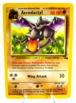 Aerodactyl 16/62 - Fossil - Rare - Pokemon - NM - Image 1