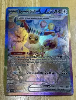 Pokemon Eevee EX Full Art SIR Holo 167/131 Prismatic Custom - Image 2