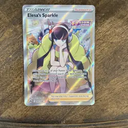 Pokemon Elesa's Sparkle 147/159 Fusion Strike Ultra Rare Full Art Holo ENG 2021 - Image 1