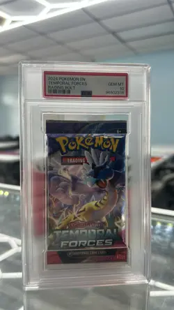 2024 Pokemon TCG Temporal Forces Booster Pack GEM MT 10 Grade - Image 1