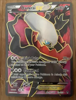 Pokemon TCG Darkrai EX 118/122 Full Art XY Breakpoint Set MP Condition - Image 1