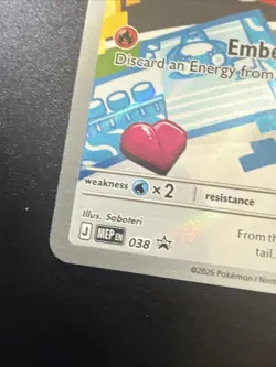 Pokemon TCG Charmander 038 First Partner Collection Black Star Promo - Image 3