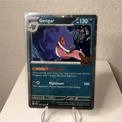 Pokemon Gengar 057/091 Trick or Trade 2024 Cosmos Holo 130 HP - Image 1