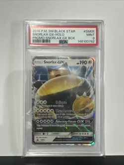2016-19 Pokemon SM Black Star Promos Snorlax #SM05 - Image 1