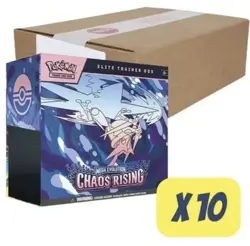 Pokemon Chaos Rising Elite Trainer Box ETB Case Presale - Image 1