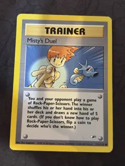2000 POKEMON GYM HEROES MISTY'S DUEL 123/132 (COMMON) LP - Image 1
