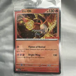 SEALED Chaos Rising Ho-Oh 010/086 Cosmo Holo GameStop Stamped Promo NM English - Image 1
