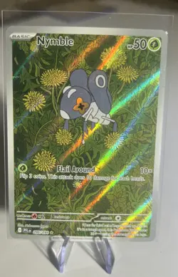 Pokemon TCG Nymble Illustration Rare 096/094 Full Art Holo Phantasmal Flames NM - Image 1