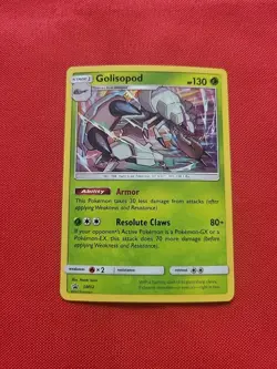 Pokemon: Golisopod Sun & Moon 2017 Guardians Rising 9/145 Holo - MP - E109 - Image 1