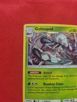 Pokemon: Golisopod Sun & Moon 2017 Guardians Rising 9/145 Holo - MP - E109 - Image 4