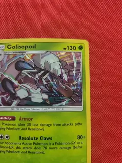Pokemon: Golisopod Sun & Moon 2017 Guardians Rising 9/145 Holo - MP - E109 - Image 5