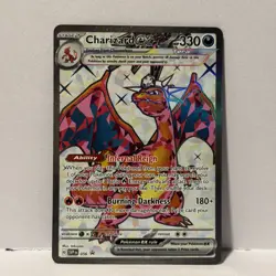 Charizard ex 056 Scarlet & Violet Black Star Promo Full Art Pokemon TCG NM - Image 1