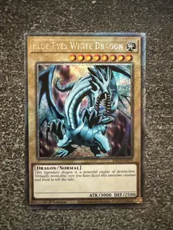 CARTE YU-GI-OH! BLUE EYES WHITE DRAGON RA03-EN079 PSR NEUF ENGLISH - Image 1