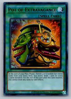Pot of Extravagance TOCH-EN059 Ultra Rare Toon Chaos Yu-Gi-Oh Unlimited NM - Image 1
