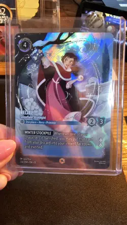 Disney Lorcana TCG Belle - Snowfield Strategist Winterspell Enchanted 236/204 - Image 5