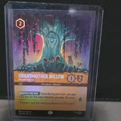 Disney Lorcana Grandmother Willow Ancient Advisor 206/204 Secret Rare Holo EN - Image 1