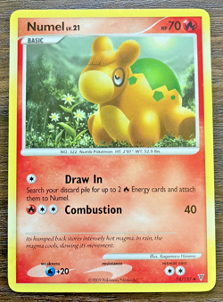 Numel LV. 21 74/147 - 2017 Pokemon Supreme Victors Uncommon Card - Image 1