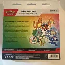 Pokemon TCG First Partner Illustration Collection Series 1 Box 3 Promo Cards - Image 2