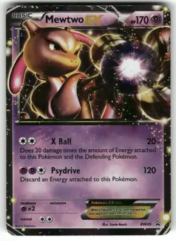 Mewtwo EX - BW45 Black and White Promos HP Pokemon Card TCG - Image 1