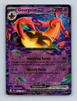 Gourgeist ex 041 Pokemon Mega Evolution Chaos Rising Double Rare Card NM+ (a) - Image 1