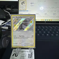 Pokemon TCG Shining Fates Shiny Vault Bunnelby Holo Card SV097/SV122 - Image 1