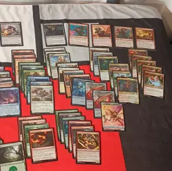Wizards Magic: The Gathering 200 Card Lot Streets Unfinity Ride Guide Newsie - Image 4