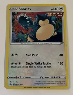 Snorlax SWSH119 SWSH: Sword & Shield Promo Cards Holo LP - Image 1