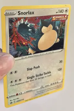 Snorlax SWSH119 SWSH: Sword & Shield Promo Cards Holo LP - Image 2