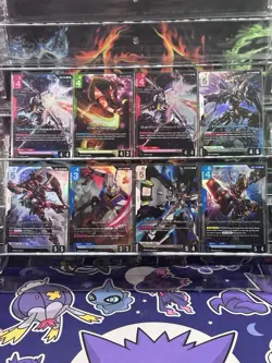 Bandai Gundam Cards - GD01 LR lot - 8 cards - Image 1
