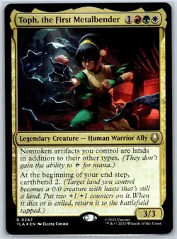 Toph, the First Metalbender Foil Avatar: The Last Airbender 247 NM MTG Card - Image 1
