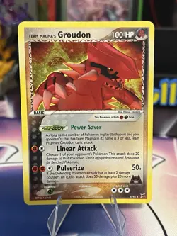 Pokemon TCG Team Magma’s Groudon 9/95 Holo READ DESCRIPTION - Image 1
