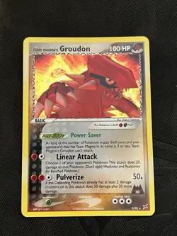 Pokemon TCG Team Magma’s Groudon 9/95 Holo READ DESCRIPTION - Image 2