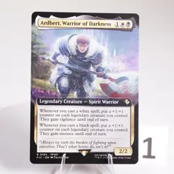 Ardbert, Warrior of Darkness Extended Art 164 Regular MTG Final Fantasy FIC NM - Image 2