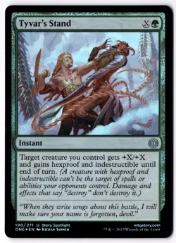 Tyvar's Stand ONE 190 Magic: The Gathering Foil UC NM - Image 1