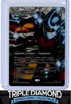 Magic The Gathering Marvel Universe #19 Raph's Jitte Borderless C713 - Image 1