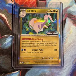 Goodra 077 MEP Chaos Rising Stamped Promo Holo Rare Pokemon M/NM - Image 1