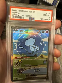 Chinese Bubble Mew ex SAR 191/151 Pokemon 151 CS 2025 SV151 Gem Mint PSA 10 - Image 1