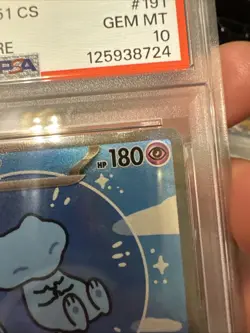 Chinese Bubble Mew ex SAR 191/151 Pokemon 151 CS 2025 SV151 Gem Mint PSA 10 - Image 5