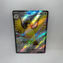 Pidgeot ex 221/091 Shiny Ultra Rare Paldean Fates Pokemon Holo Near Mint - Image 1
