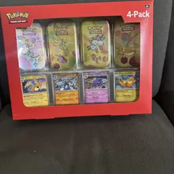 Pokemon TCG Scarlet & Violet 151 Mini Tin 4-Pack Sam’s Club New/Sealed - Image 1