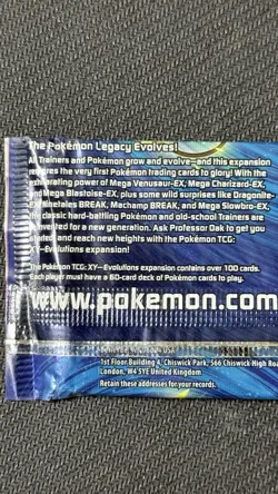 Pokemon TCG XY Evolutions Booster Pack 2016 Raichu Artwork Factory Sealed - Image 3
