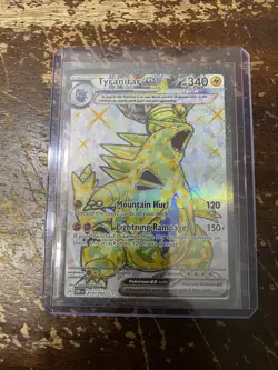 Pokemon Tyranitar ex 211/197 SV03 Obsidian Flames Ultra Rare Full Art Holo VHTF - Image 1