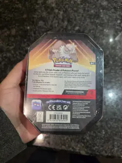 Pokemon TCG Triple Whammy Dragon Back SLAKING Collector Tin With 3 Booster Packs - Image 2