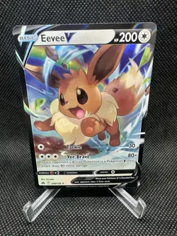 Eevee V 108/159 Pokemon SWSH: Crown Zenith Holo - Image 1