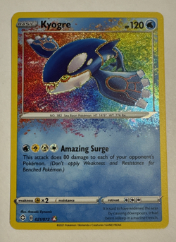 Pokemon: Kyogre 021/072 Shining Fates Pokemon TCG Near Mint - Image 1